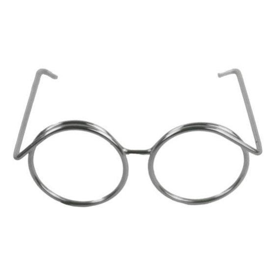 Durable Amigurumi bril 35mm (5 stuks) zilver (kleur 010)