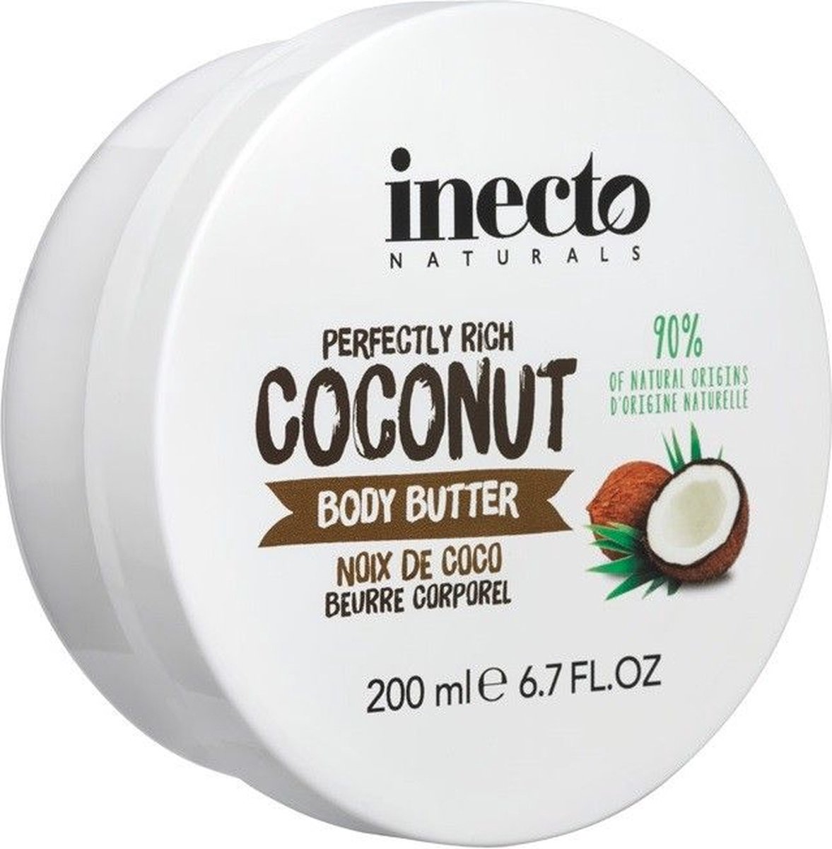 Goedkoopste Inecto Naturals Coconut Body Butter - 6x200ml - Voordeelverpakking