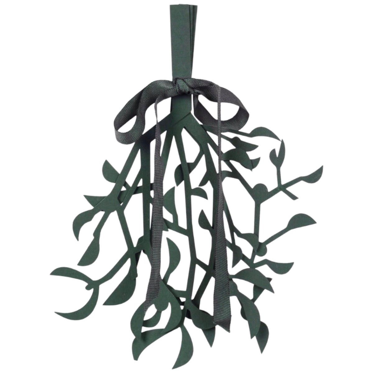 Papieren ornament 'Mistletoe' - Deep Forest