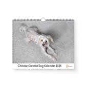 Kalender 2024 - Chinese Crested - 35x24cm - 300gms - Spiraalgebonden - Inclusief ophanghaak