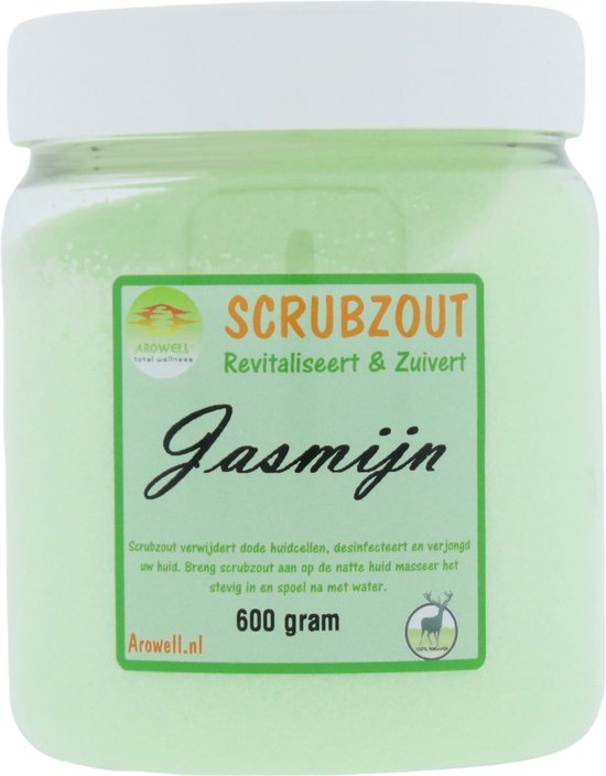 Arowell - Jasmijn Body Scrub Scrubzout 600 gram