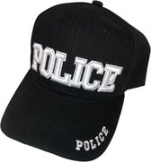 Politie Pet Police - Zwart - One Size Verstelbaar - Een Stuk