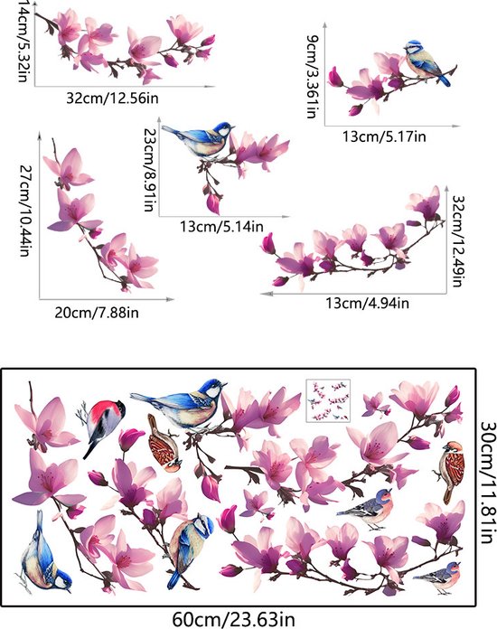 1 feuille Sticker de confidentialité de fenêtre à imprimé fleur