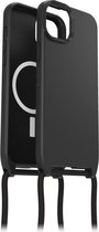 Geschikt voor OtterBox Apple iPhone 15 Plus React Necklace Geschikt voor Mag Hoesje Koord - Zwart