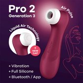 Satisfyer Pro 2 Generation 3 - Luchtdruk Vibrator (Met App Control) - Rood