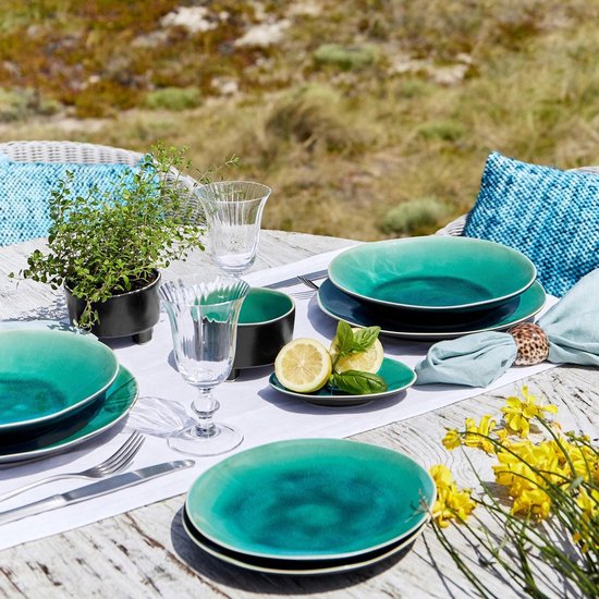 Costa Nova Riviera vaisselle Azur start set 5 pièces - assiette  petit-déjeuner -... | bol