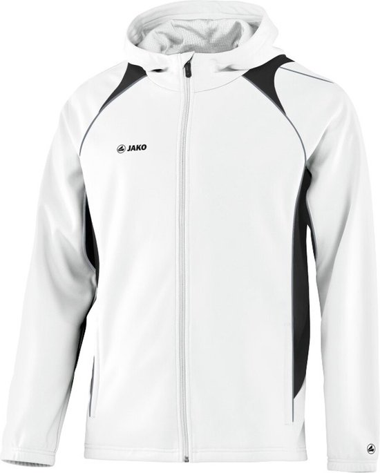 Jako - Hooded jacket Attack 2.0 Senior - Sportjassen Wit - L - wit/zwart