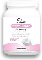 Elan Whey Protein Fraise - 900 grammes - y compris l'enzyme lactase