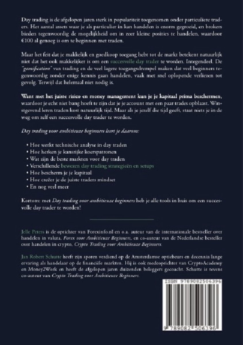 Day trading voor ambitieuze beginners | 9789082506396 | Jelle Peters |  Boeken | bol