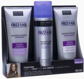 John Frieda Frizz Ease Set  -  Shampoo 295ml Conditioner 295ml Hairspray 340gr