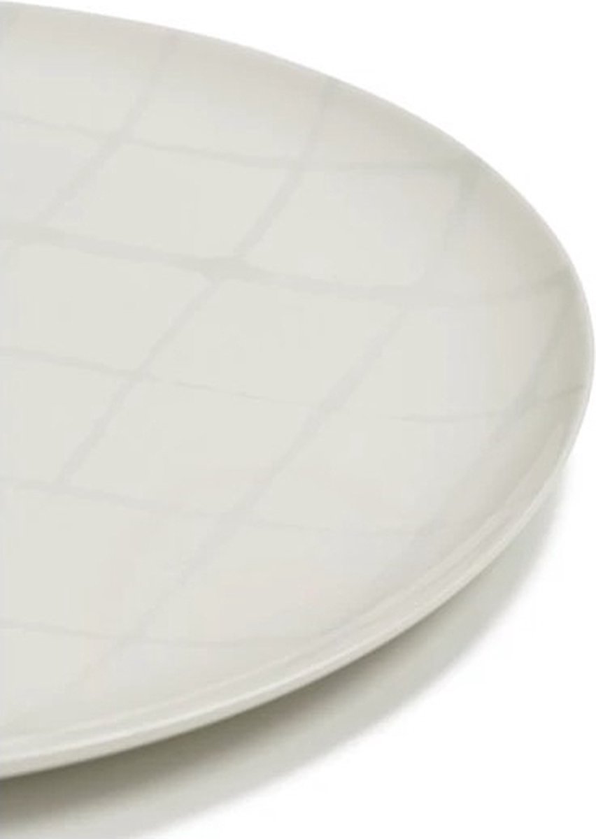 Serax Kelly Wearstler Zuma plat bord D33cm salt