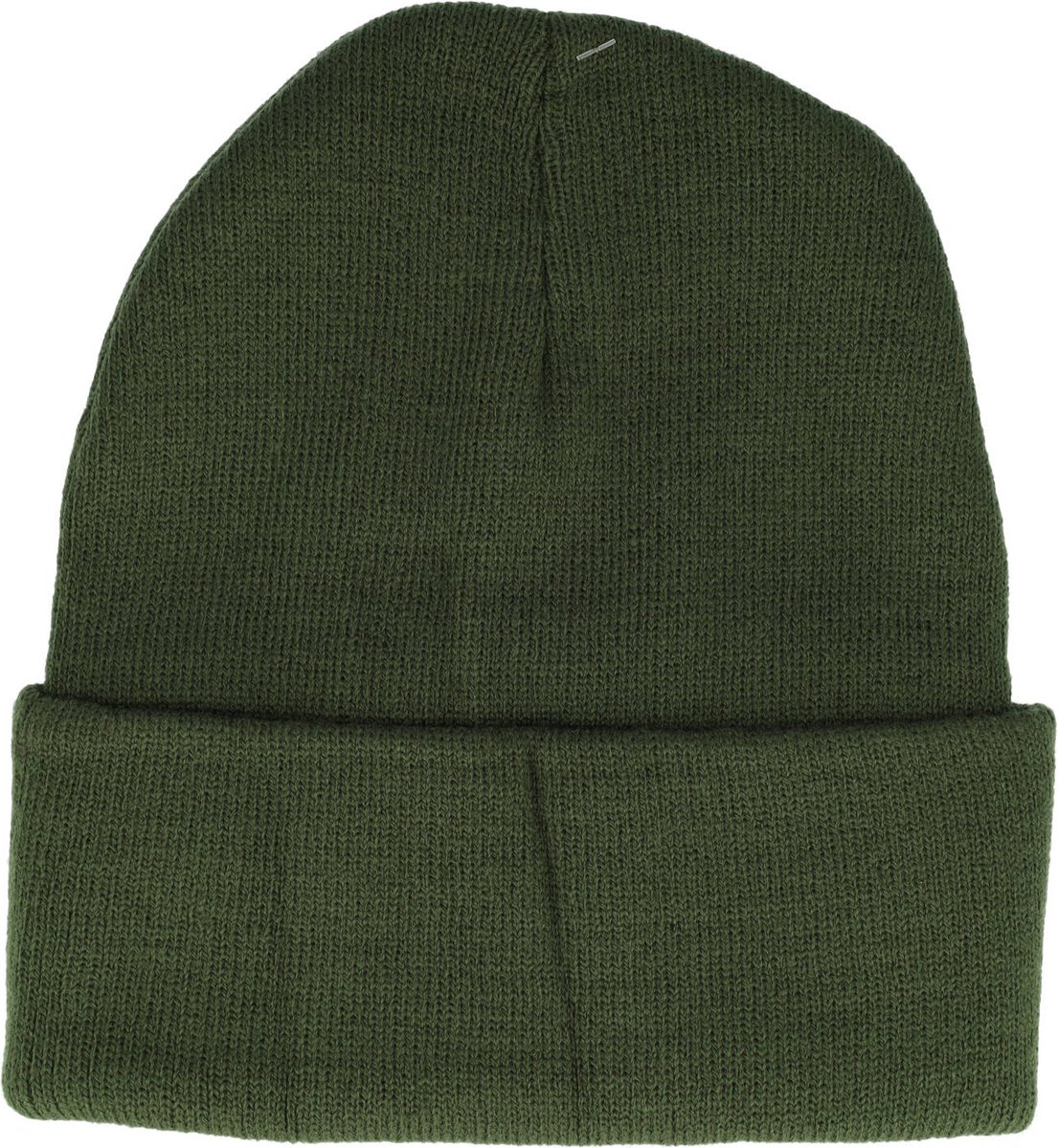 Haarsoires Beanie Muts - Basic - Unisex - Donkergroen - One Size - Trendy - voor Dames Heren & Kinderen
