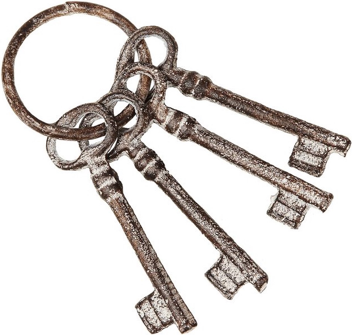Set van 4 gietijzeren sleutels - vintage gemaakt