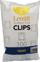 Levelit - Tegel levelling clips - 1mm - 100 stuks - Tegel Nivelleersysteem