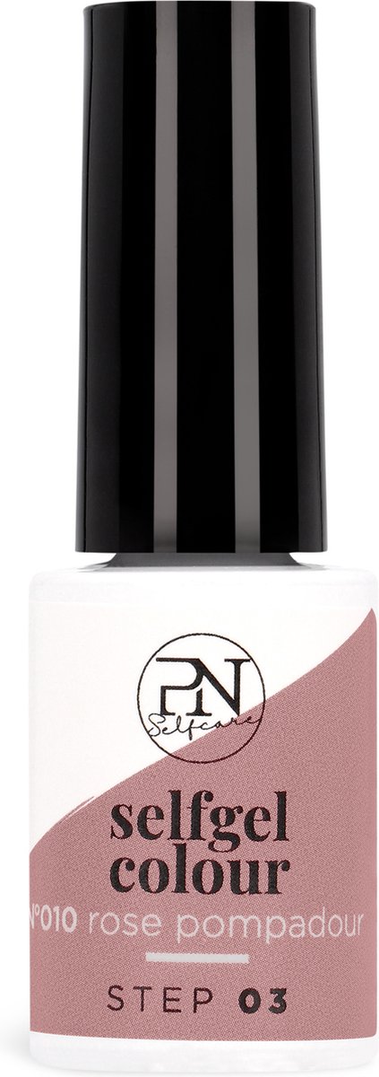 PN Selfcare 'N10 Rose Pompadour' Gellak Roze - Vegan & Hema Vrij - 21 Dagen Effect - Gel Nagellak voor LED lamp - 6ml