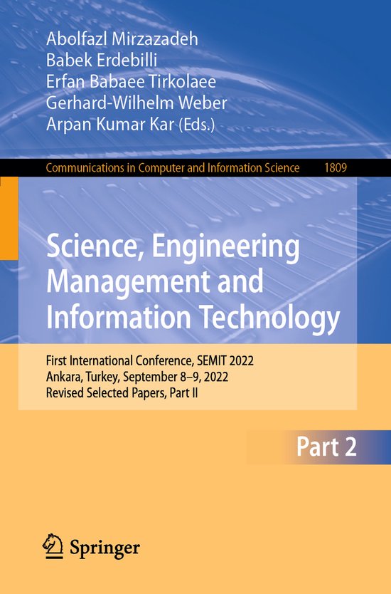 Communications in Computer and Information Science1809- Scie ... - cover