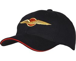 Baseballcap Koninklijke Nederlandse Luchtmacht - zwart - logo - volwassenen - soldaten - leger