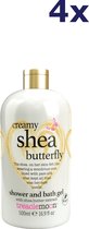 4x Treaclemoon Bath&Shower Creamy Shea Butterfly 500ML
