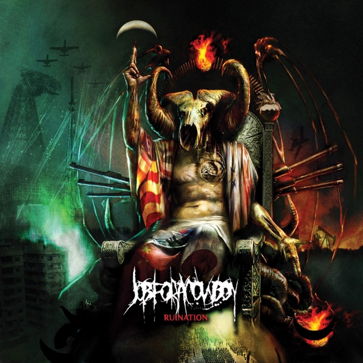 Job for a Cowboy - Ruination (green marbled vinyl)