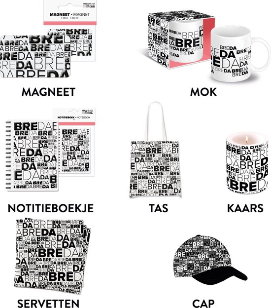 Breda voordeelpakket Souvenirs Nederland Cadeau man en vrouw bol