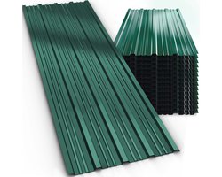 GARDEBRUK 14x Dakplaten– 110x46cm=7m2 Weerbestendig - Groen