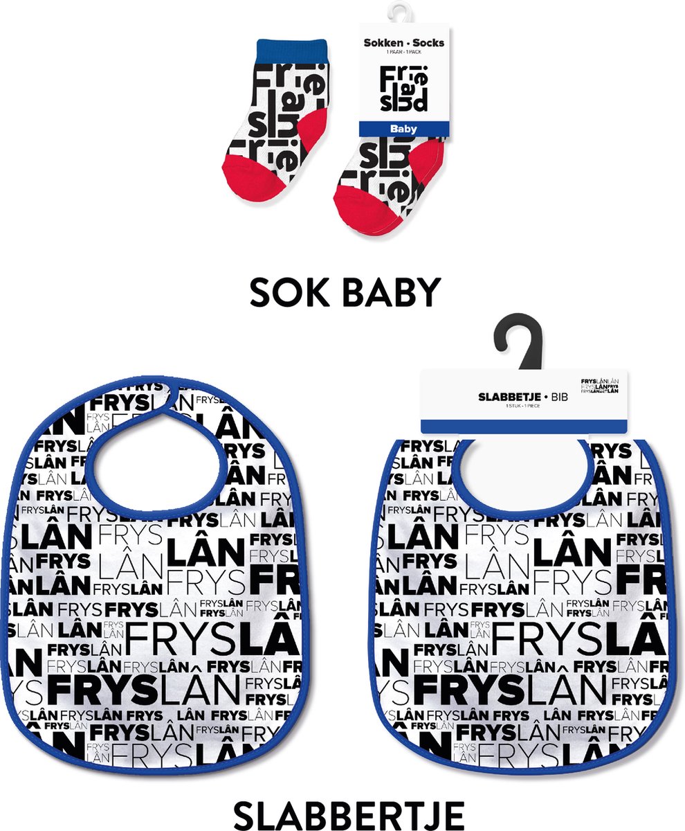 Slabbetjes en sokken met tekst - Baby cadeautjes en kraamcadeautjes - Friesland