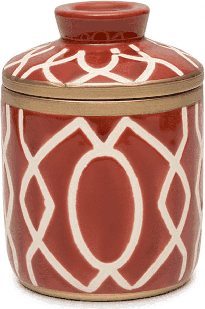 Goedkoopste Kayori Geurkaars Keramiek Shincha Rood - 375gr