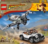 LEGO Indiana Jones Gevechtsvliegtuig Achtervolging Vliegtuig Speelgoed - 77012