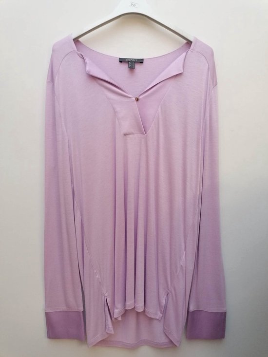 Beeldige lila blouse van Esprit - maat M | bol.com