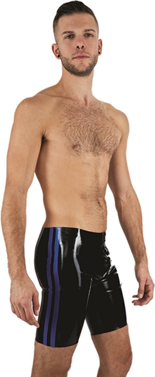 Mister b rubber fucker shorts black blue large