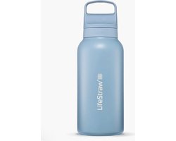 LifeStraw waterfilterfles Go 2.0 RVS Icelandic Blue geïsoleerd 1 liter - Blauw