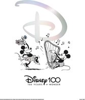 Disney100 Mickey Mouse Impression Art 30 x 40 cm | Affiche