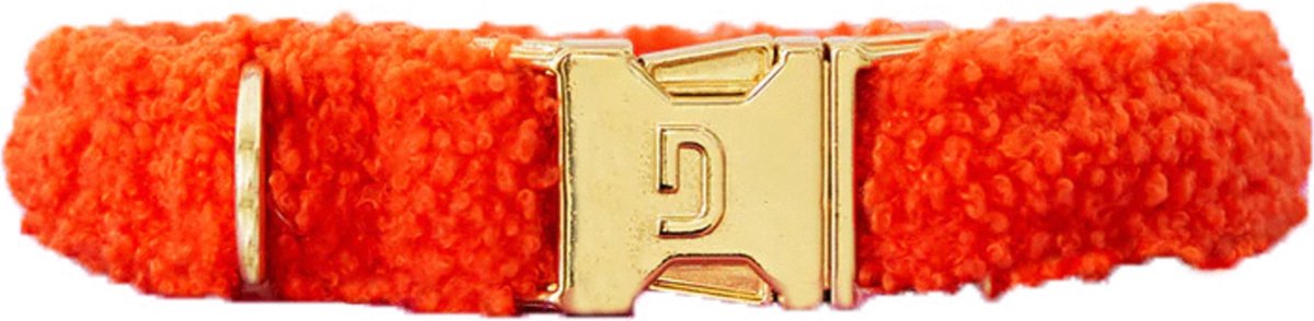 Dogguo Teddy Collar - Hondenhalsband - Oranje 42-68 Cm