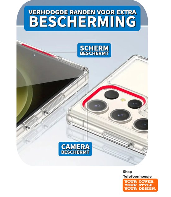 Coque de téléphone Samsung S23 Ultra , coque arrière transparente - Coque Samsung - transparente