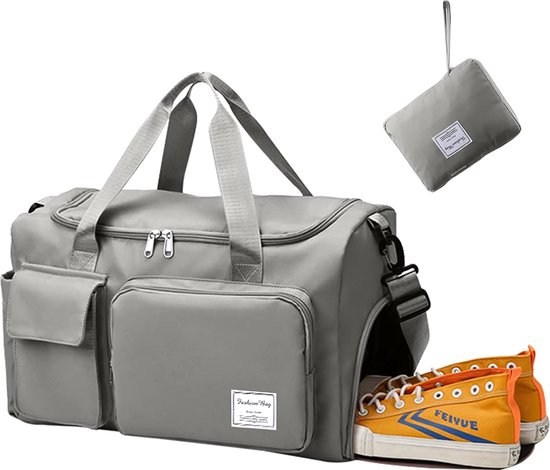 Multi-kleur Reistas Modieuze Droog Nat Scheiding Fitness Tas Grote Capaciteit Bagage Opbergtas Reistas kopen vanaf een prijs van 24