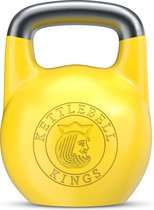 Kettlebell Kings© - Poids Kettlebell de style compétition de 33 mm pour femmes et hommes - Conçus pour le Comfort lors des entraînements à haute répétition - Équilibre supérieur pour de meilleurs entraînements (4 kg)