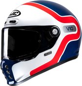 Hjc V10 Grape White Red Mc21 Full Face Helmets 2XL - Maat 2XL - Helm