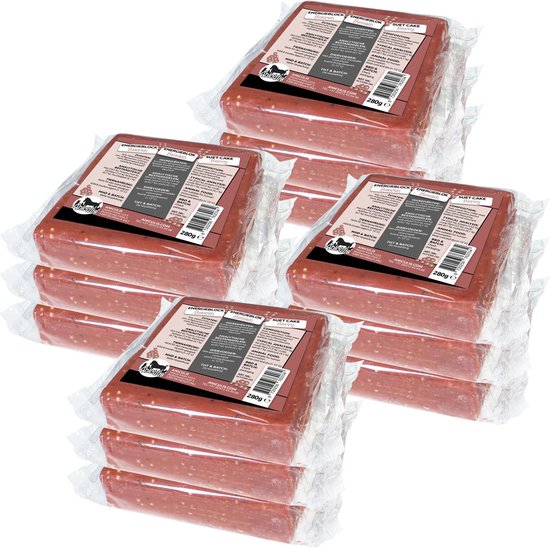Aniculis - Vetblokken / Energieblokken met bessen - MultiPack (12 x 280g) - Tuinvogelvoer, geschikt om het hele jaar door te voeren - Heerlijke vetblok geschikt voor vele soorten vogels