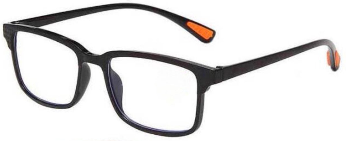 XYZ Eyewear Leesbril Zwart +2.50 - Dames - Heren - Leesbrillen - Trendy - Lees bril - Leesbril met sterkte - Voordeel - Met sterkte +2.50