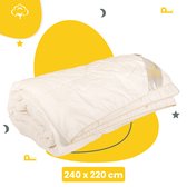 Sleep Comfy - Cooler Series - Katoen Zomer Dekbed | 240x220 cm - 30 dagen Proefslapen - Anti Allergie, Katoen en Fris - Lits-jumeaux & Tweepersoons Dekbed- Ventilatie - Zomerdekbed