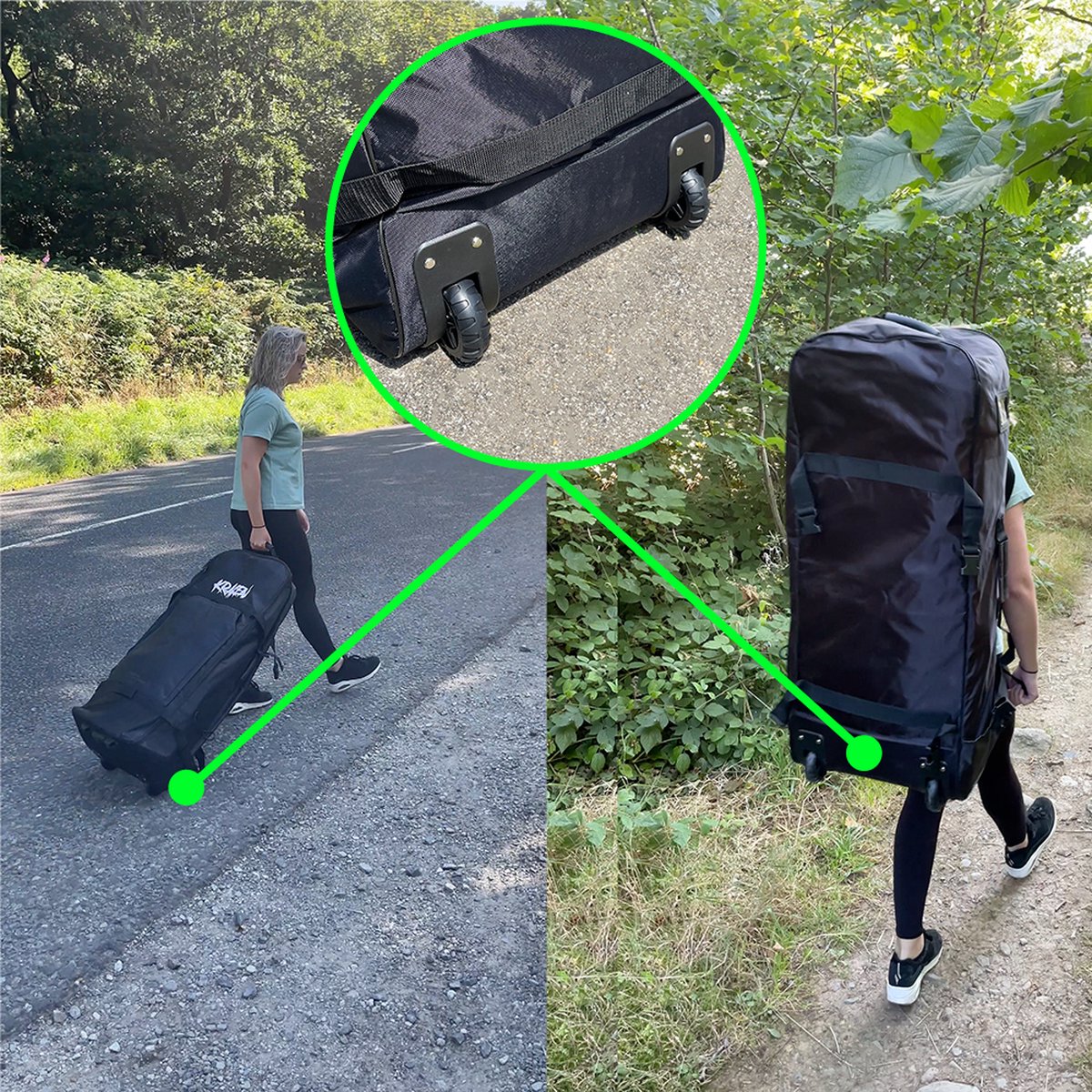 Dry Bag für SUP-Board | wasserdicht | 10 L, 20 L oder 30 L