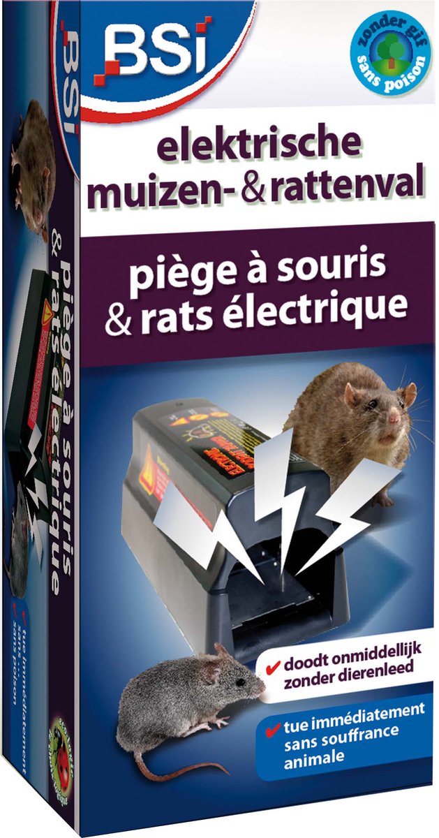 Piège électrique pour souris et rats avec notification de capture | bol