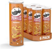 Bol.com Pringles Paprika Chips- 6x 165 gr - Voordeelverpakking aanbieding