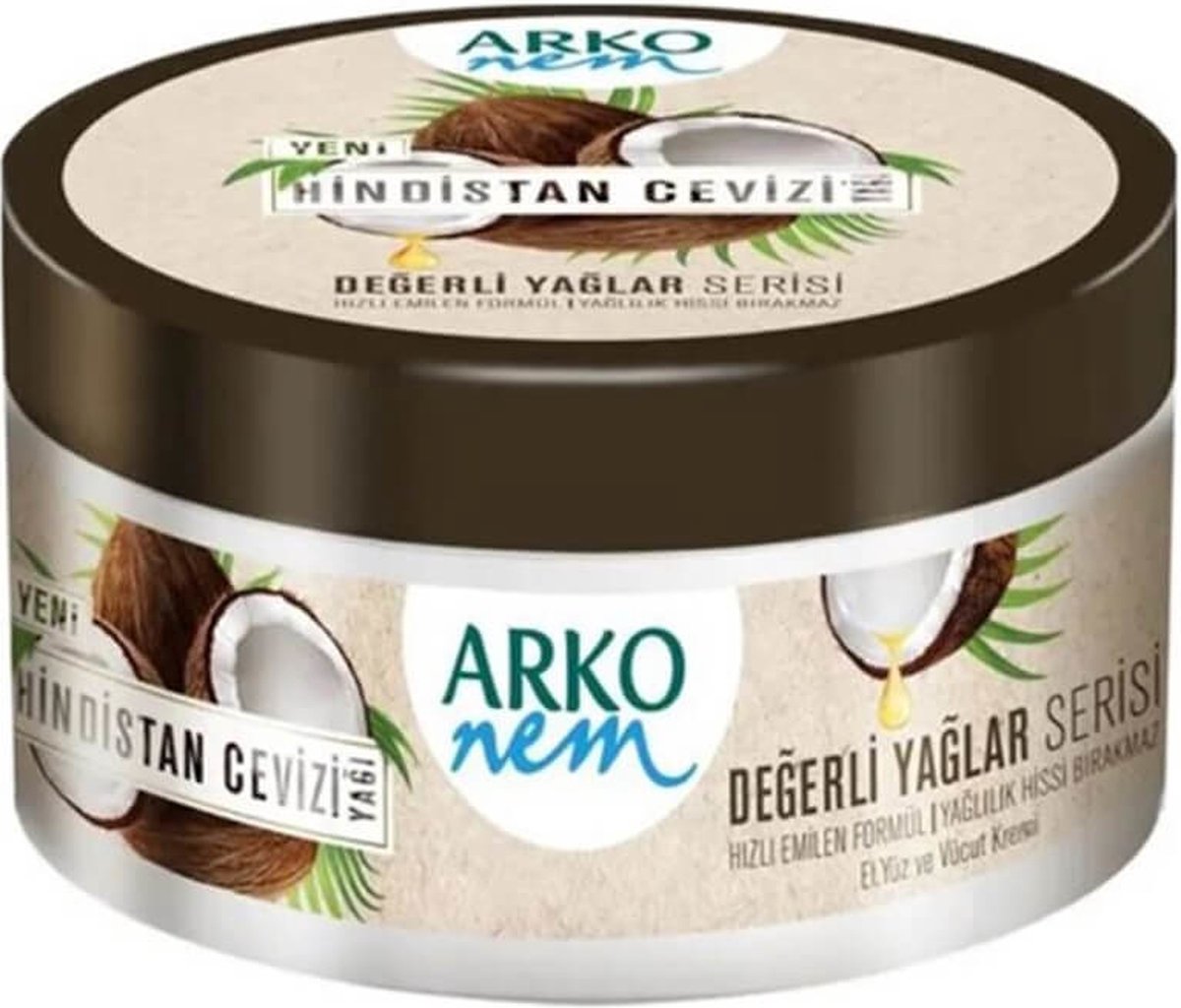 Arko nem - Kokosolie bodycrème 250 ml - 1 st.. new