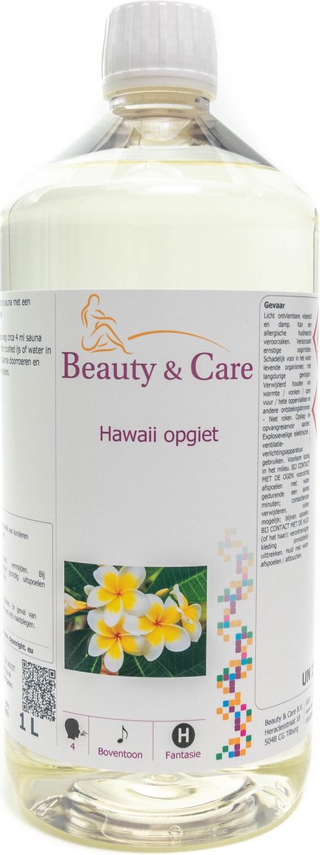 Goedkoopste Beauty & Care - Hawaii sauna opgiet - 1 L. new