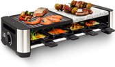 FRITEL RSG 3280 - Raclette grill met 2 in 1 bakplaat, steengrill en raclette functie - 1400 W