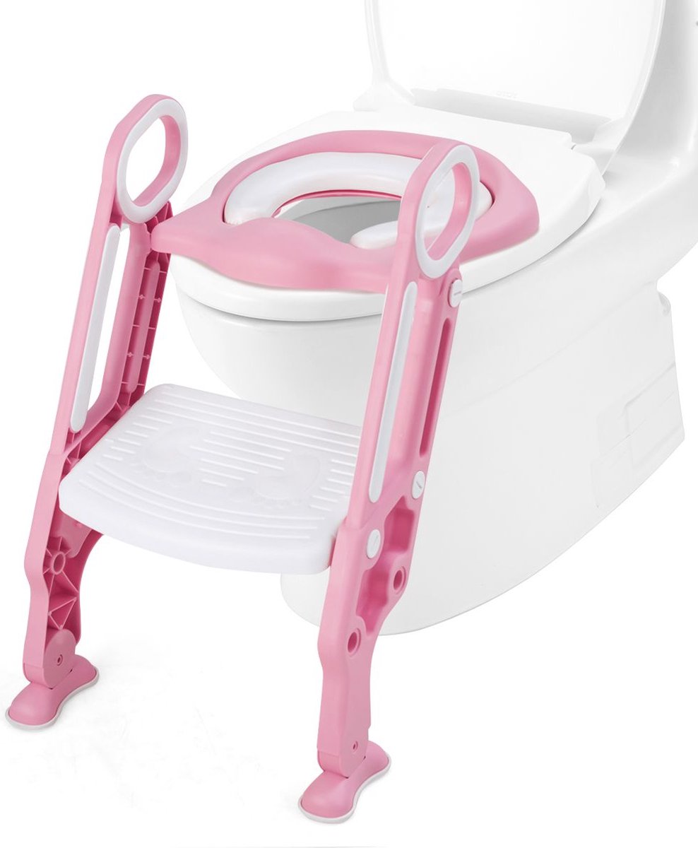 Abattant de toilette pour enfant avec marchepied amovible à deux