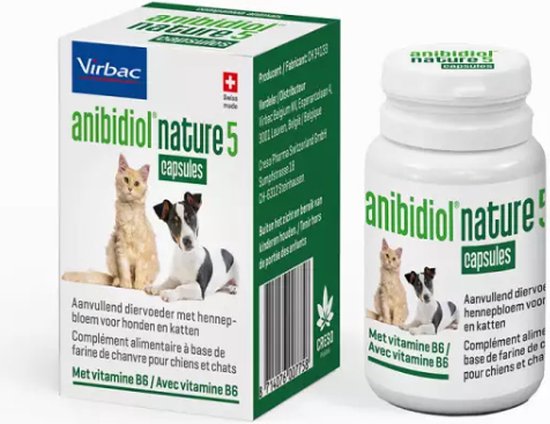 Anibidiol Nature 5 Hond & Kat - 60 capsule