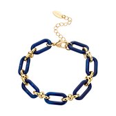 Les Cordes - PAN55 (AB) - Bracelet - Blauw - Résine - Bijoux - Bijoux - Femme