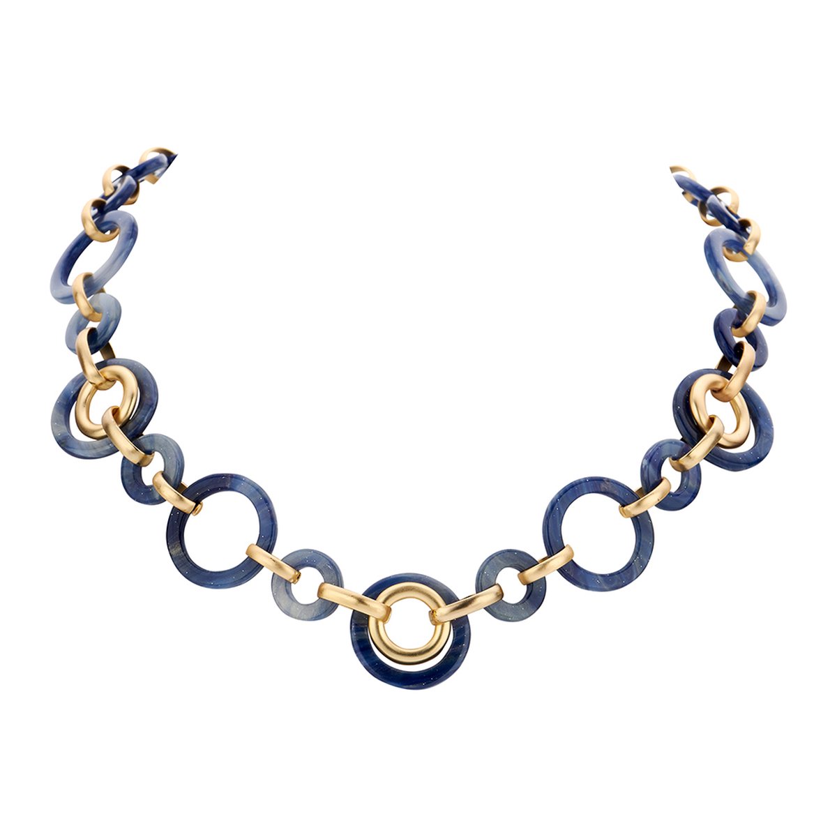 Les Cordes - KADE - Collier - Blauw - Hars - Juwelen - Sieraden - Dames